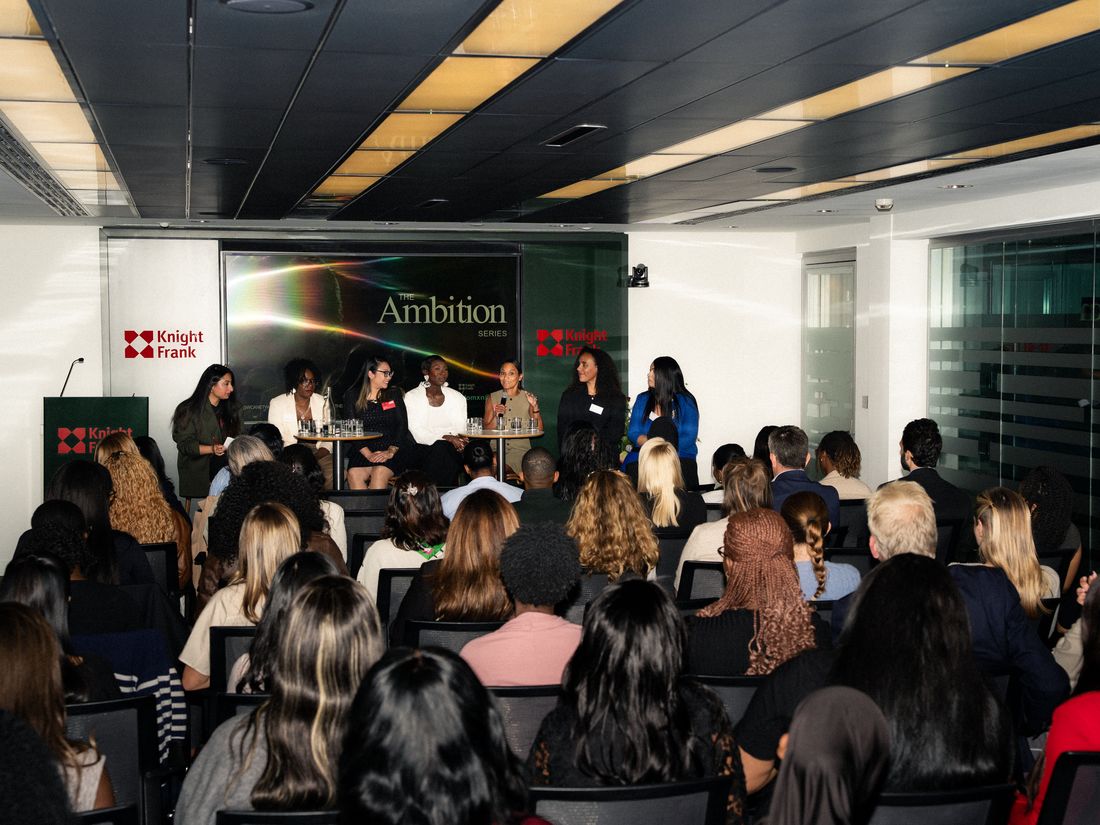 The Ambition Series panel at Knight Frank